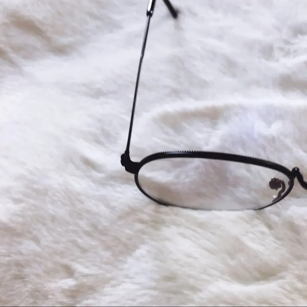 Mai Black Round Computer Blue Light Glasses